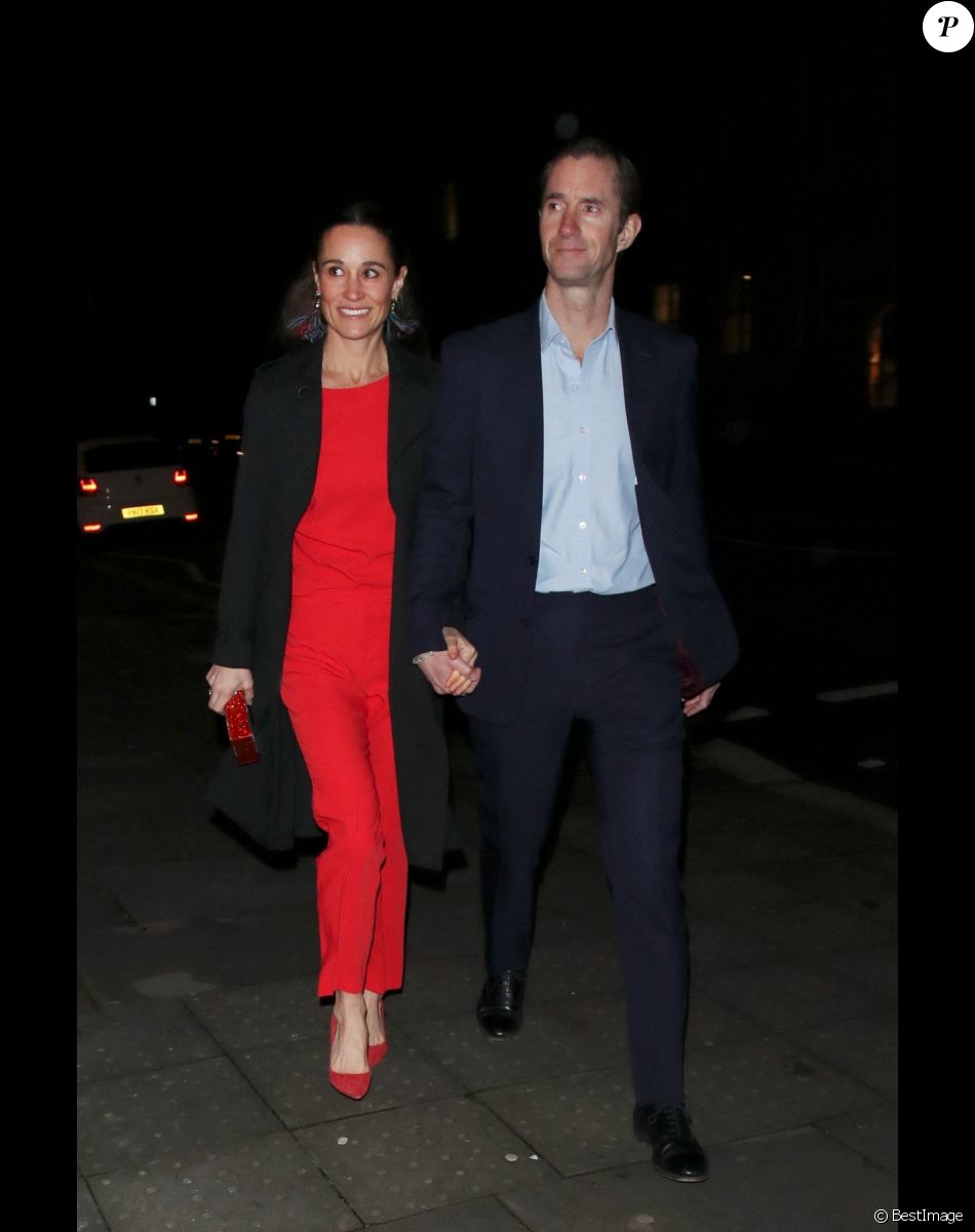 Pippa Middleton et son mari James Matthews - Arrivées au spectacle "Luzia" du cirque du Soleil au royal Albert Hall à Londres.