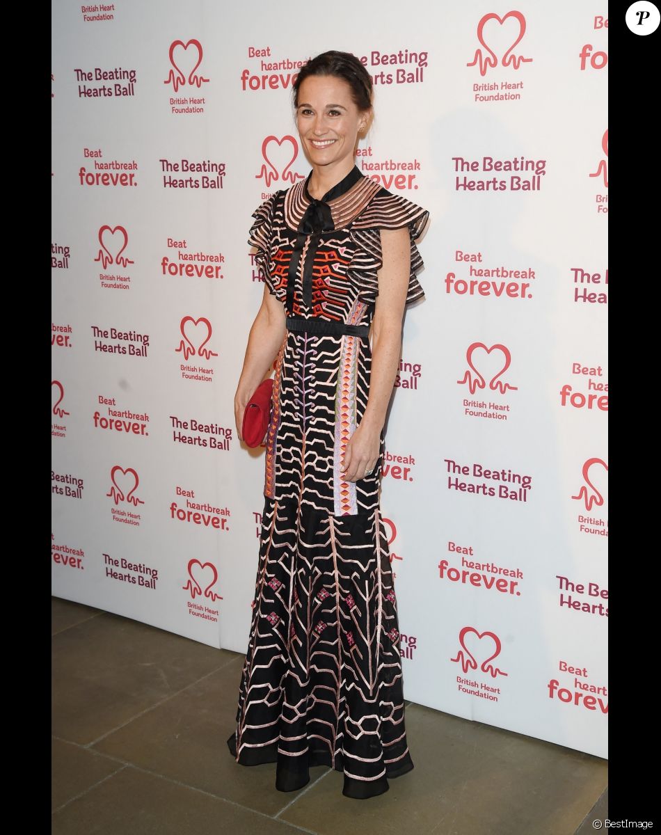 Pippa Middleton arrive à la soirée "The Beating Hearts Ball" à Londres, le 27 février 2019.