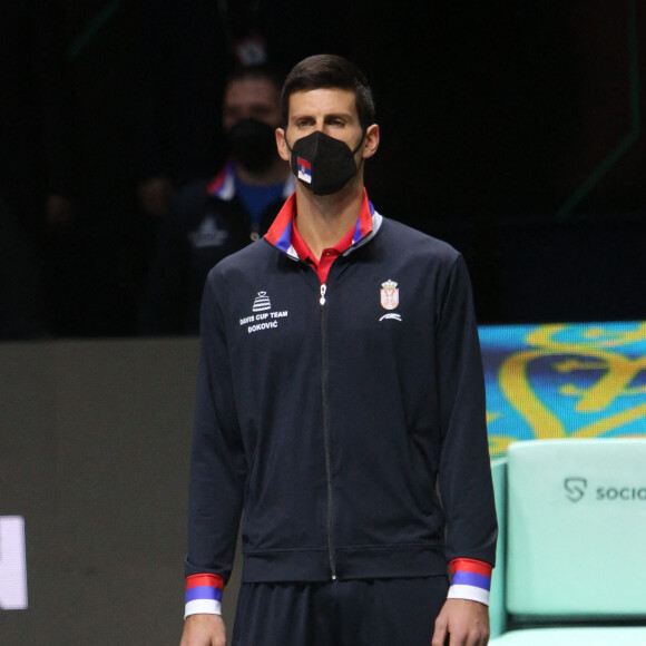 Tennis : Serbie vs Kazakhstan - Coupe Davis à Madrid le 1er décembre 2021. © Laurent Lairys/Panoramic/Bestimage