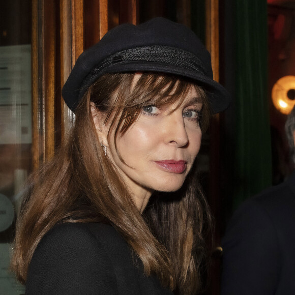 Anne Parillaud au café littéraire Les Deux magots à Paris © Jack Tribeca / Bestimage