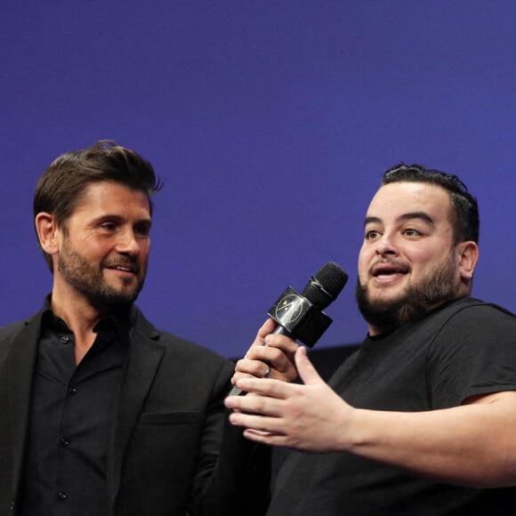 Christophe Beaugrand lors de la cérémonie d'ouverture de la 25ème édition du Festival international du film de comédie de l'Alpe d'Huez le 17 janvier 2022. © Dominique Jacovides / Bestimage