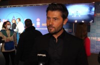 Mathilde Seigner, Christophe Beaugrand, Joséphine Japy, Philippe Lacheau... Cérémonie d'ouverture du Festival de l'Alpe d'Huez, le 17 janvier 2022.