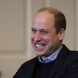 Le prince William, duc de Cambridge, au "Foundling Museum" à Londres le 19 janvier 2022. 