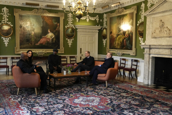 Catherine (Kate) Middleton, duchesse de Cambridge et Le prince William, duc de Cambridge visitent le "Foundling Museum" à Londres le 19 janvier 2022. 