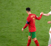 Karim Benzema et Cristiano Ronaldo - Match de football de l'Euro 2020 à Budapest : La France ex aequo avec le Portugal 2-2 au Stade Ferenc-Puskas le 23 juin 2021. © Anthony Bibard/FEP/Panoramic / Bestimage