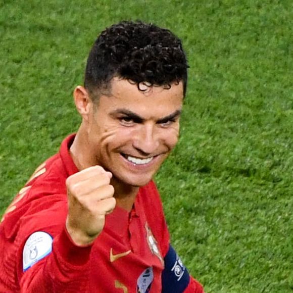 Cristiano Ronaldo - Match de football de l'Euro 2020 à Budapest : La France ex aequo avec le Portugal 2-2 au Stade Ferenc-Puskas le 23 juin 2021. © Anthony Bibard/FEP/Panoramic / Bestimage