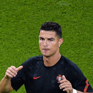 Cristiano Ronaldo - Match de football de l'Euro 2020 à Budapest : La France ex aequo avec le Portugal 2-2 au Stade Ferenc-Puskas le 23 juin 2021. © Federico Pestellini / Panoramic / Bestimage