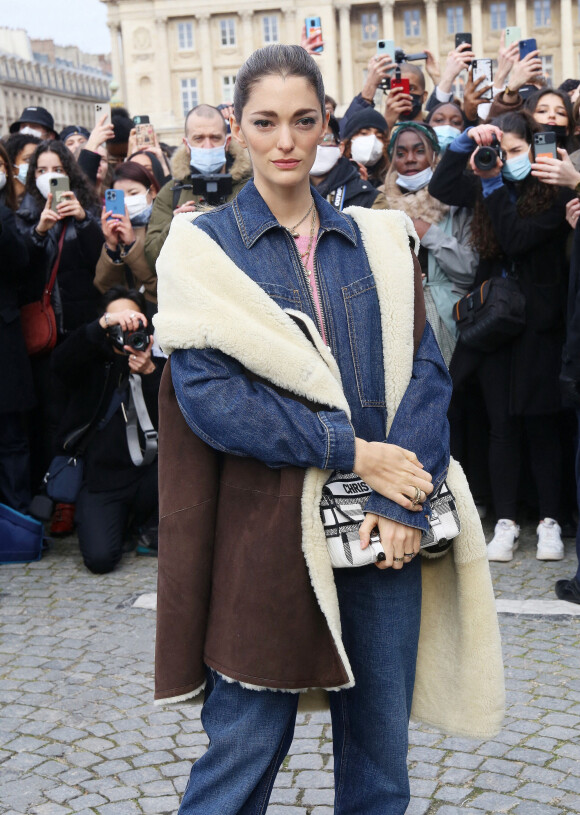 Sofia Sanchez De Betak arrive au défilé Homme Dior automne-hiver 2022/2023 dans le cadre de la Fashion Week de Paris, France, le 21 janvier 2022. © Panoramic//Bestimage 