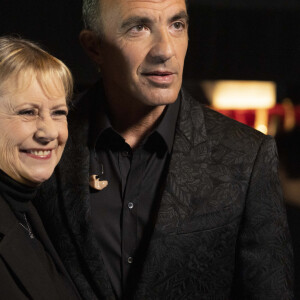Exclusif - Dorothée et Nikos Aliagas - Backstage - Enregistrement de l'émission "La Chanson secrète 10", diffusée sur TF1 le 22 janvier 2022. © Jacovides-Moreau / Bestimage