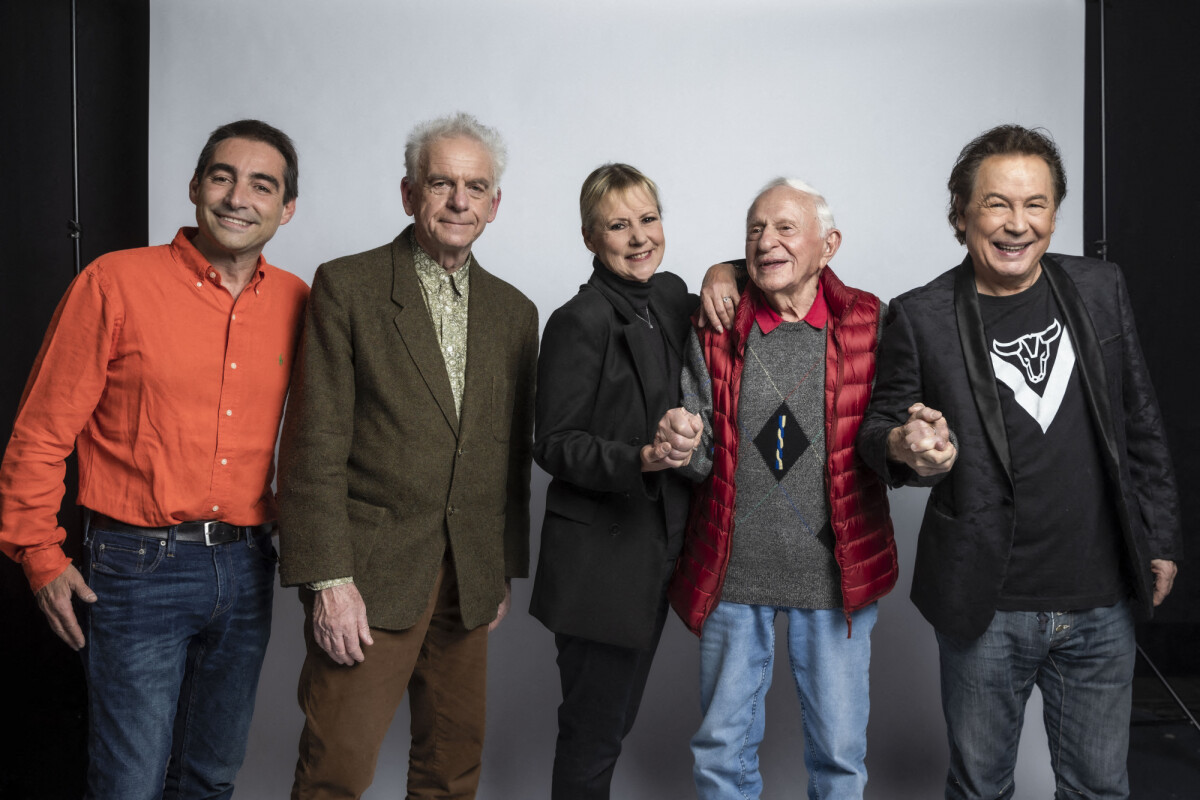 Photo Exclusif Cyril Drevet Jacky Dorothée Michel Klein Et Bernard Minet Backstage 4917