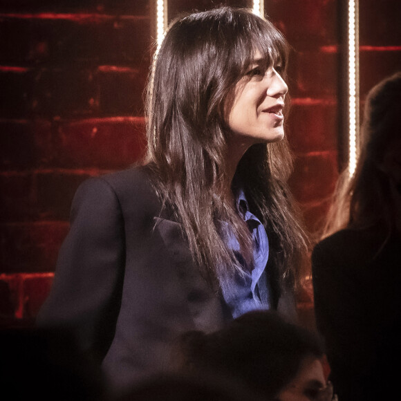 Exclusif - Charlotte Gainsbourg sur le plateau de l'émission "On Est En Direct" (OEED), présentée par L.Salamé et L.Ruquier, diffusée en direct sur France 2, à Paris, France, le 22 janvier 2022. © Jack Tribeca/Bestimage 