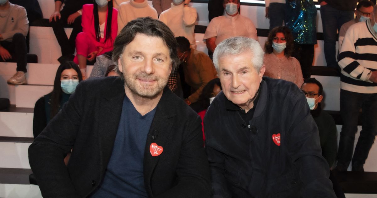 Philippe Lellouche, Claude Lelouch sur le plateau de l'émission Touche