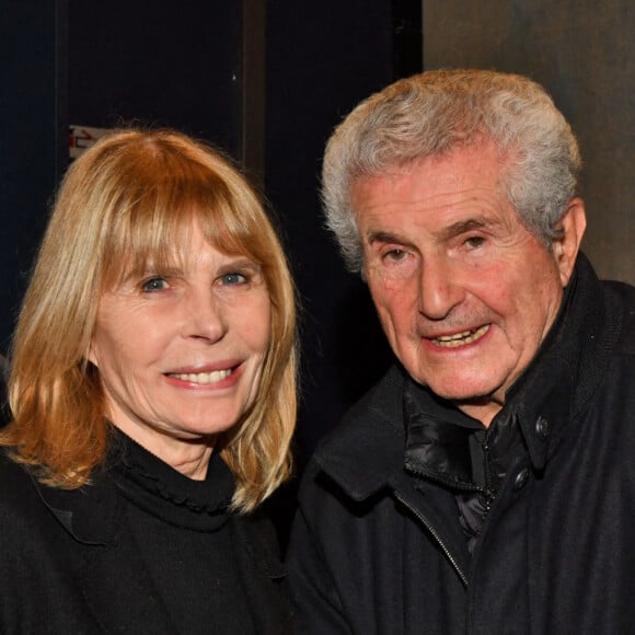 Candice Patou et Claude Lelouch, le réalisateur, producteur, scénariste et cadreur français, durant la présentation de son nouveau film à Nice, le 17 décembre 2021, © Bruno Bebert / Bestimage 