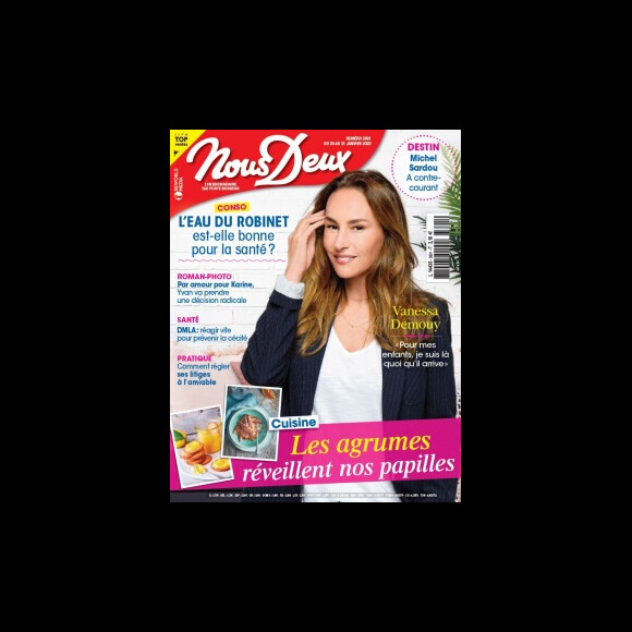 Vanessa Demouy fait la couverture du nouveau numéro du magazine "Nous Deux"
