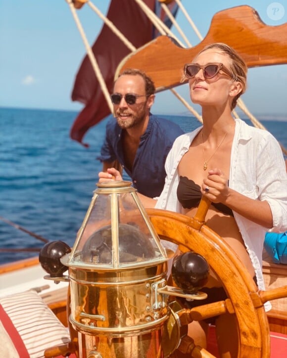 James Middleton et sa femme Alizée Thevenet sur Instagram.