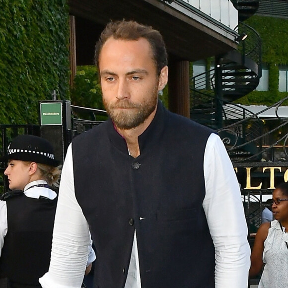 James Middleton - Les célébrités quittent Wimbledon à Londres.