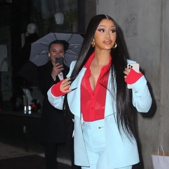 Cardi B est de sortie à New York, le 2 novembre 2021.