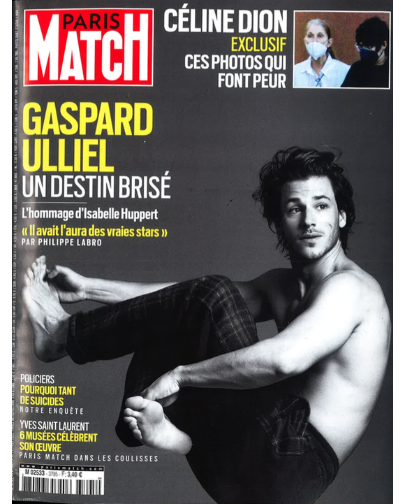 Couverture de Paris Match.