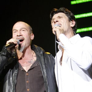 Florent Pagny et Marc Lavoine à l'Olympia à Paris