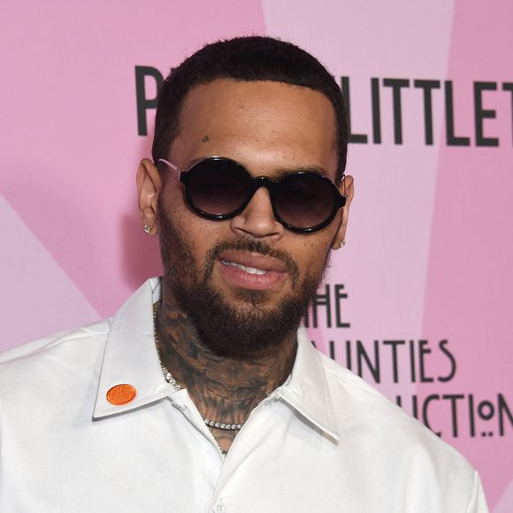 Chris Brown au photocall de la soirée "PrettyLittleThings" à Los Angeles