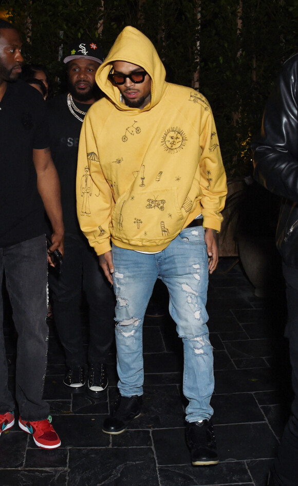 Chris Brown - Les célébrités à la soirée Maxim Hot 100 Event au Highlight Room à Hollywood, Los Angeles, le 13 juillet 2021 