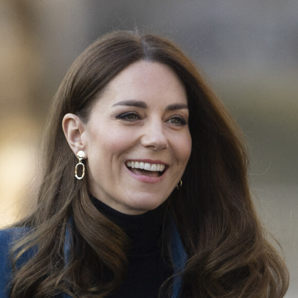 Kate Catherine Middleton, duchesse de Cambridge, en visite au musée Foundling à Londres. Le 19 janvier 2022 
