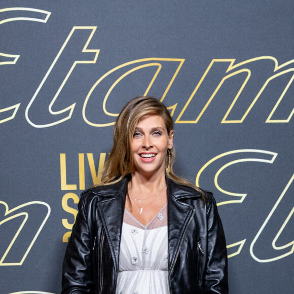 Ophélie Meunier (enceinte) - Photocall du défilé Etam Live Show 2021 à l'Opéra Garnier à Paris le 4 octobre 2021. © Tiziano Da Silva / Bestimage 