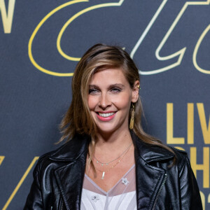 Ophélie Meunier (enceinte) - Photocall du défilé Etam Live Show 2021 à l'Opéra Garnier à Paris le 4 octobre 2021. © Tiziano Da Silva / Bestimage 