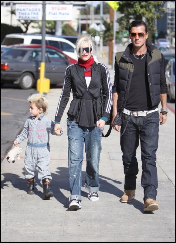 Gwen Stefani, Gavin Rossdale et leur petit Kingston