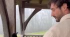 Laure Manaudou et Jérémy Frérot en week-end en amoureux aux Châteaux dans les arbres. Janvier 2022.