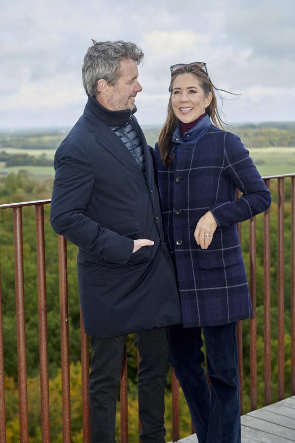 Le prince Frederik et la princesse Mary de Danemark visitent Haslev, à l'occasion du 150 ème anniversaire de la ville, le 11 octobre 2021.