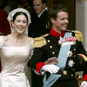 Mariage du prince Frederik de Danemarl et Mary Donaldson à Copenhague, en 2004.