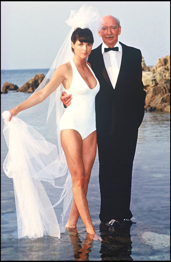 Caroline et Eddie Barclay en 1989.