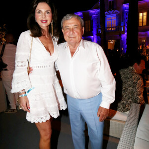 Exclusif - Caroline Barclay et Sol Kerzner à la soirée "A Midsummer Night's Dream" organisée par le prince Charles et la princesse Camilla de Bourbon des Deux-Siciles et la Maison Chopard au Château Saint-Tropez. Un défilé Chopard se tenait lors de la soirée. Saint-Tropez, le 25 juillet 2018. Luc Boutria/Nice Matin/Bestimage