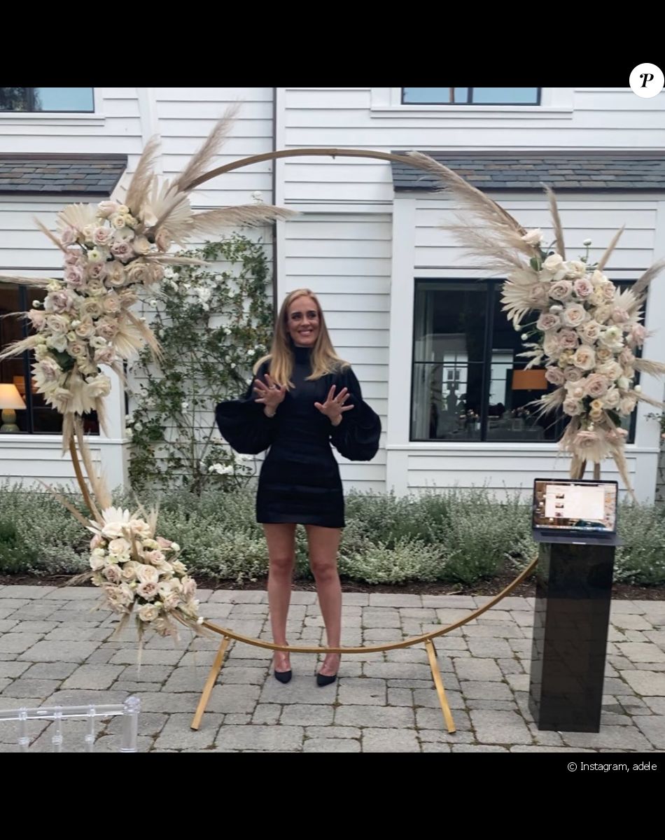 Adele sur Instagram, en mai 2020.