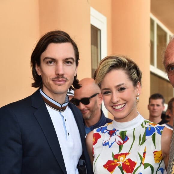 Jazmin Grace Grimaldi, la fille du prince Albert II de Monaco, avec son compagnon Ian Mellencamp en marge du tournoi Rolex Monte-Carlo Masters 2018 à Roquebrune Cap Martin le 19 avril 2018. © Bruno Bebert / Bestimage