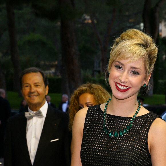 Jazmin Grace Grimaldi (la fille du Prince Albert II de Monaco) - Arrivée des people à la soirée de l'Automobile Club de Monaco au Sporting Monaco dans le cadre du 74ème Grand Prix de Formule 1 de Monaco le 29 mai 2016.