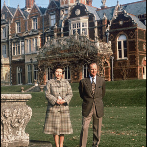 La reine Elizabeth et son mari le prince Philip à Sandringham.