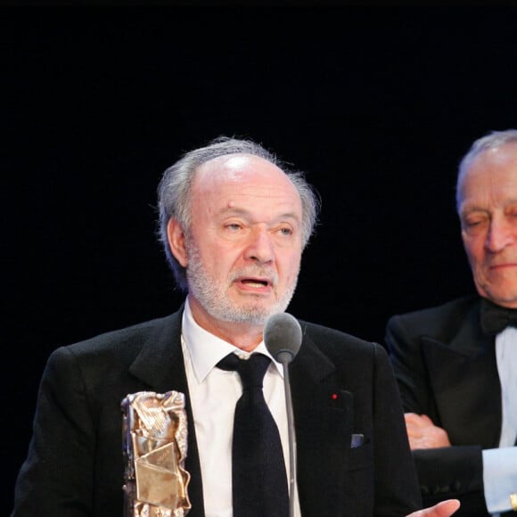 Jean Rochefort et Claude Berri aux César en 2008.