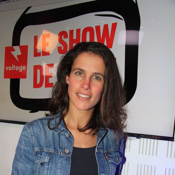 Exclusif - Clémence Castel (Koh-Lanta 2005 et 2018) lors de l'émission "Le Show de Luxe" sur la Radio Voltage à Paris , France, le 8 avril 2019. © Philippe Baldini/Bestimage