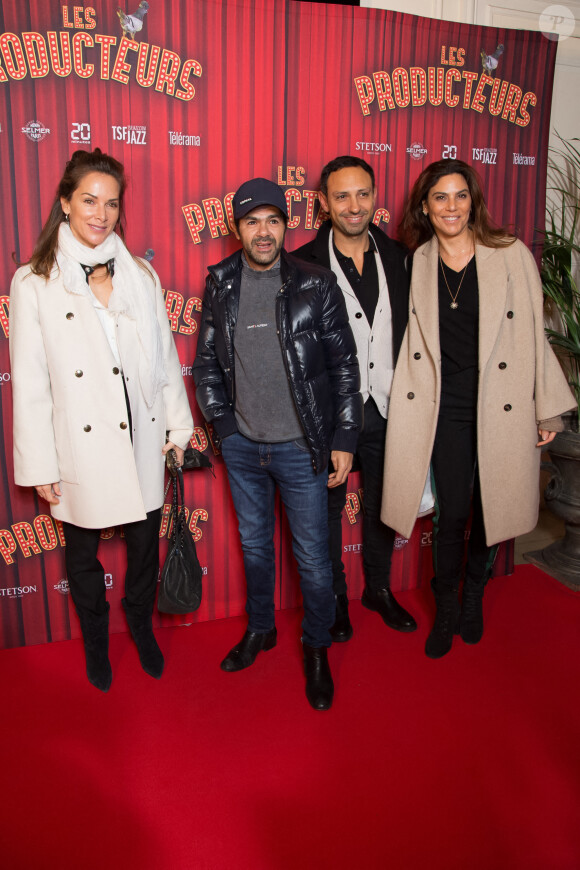 Jamel Debbouze et sa femme Mélissa Theuriau, guest - Soirée de gala à l'occasion de la première de la pièce "Les producteurs" au Théâtre de Paris à Paris. Le 2 décembre 2021 © Christophe Clovis / Bestimage