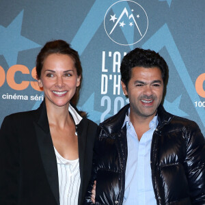 Jamel Debbouze et sa femme Mélissa Theuriau lors de la cérémonie de clôture du 19ème Festival International du film de Comédie de l'Alpe d'Huez.© Dominique Jacovides/Bestimage