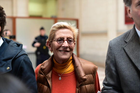 Isabelle Balkany arrive au tribunal de Paris pour un jugement en appel pour blanchiment de fraude fiscale le 3 février 2020.  