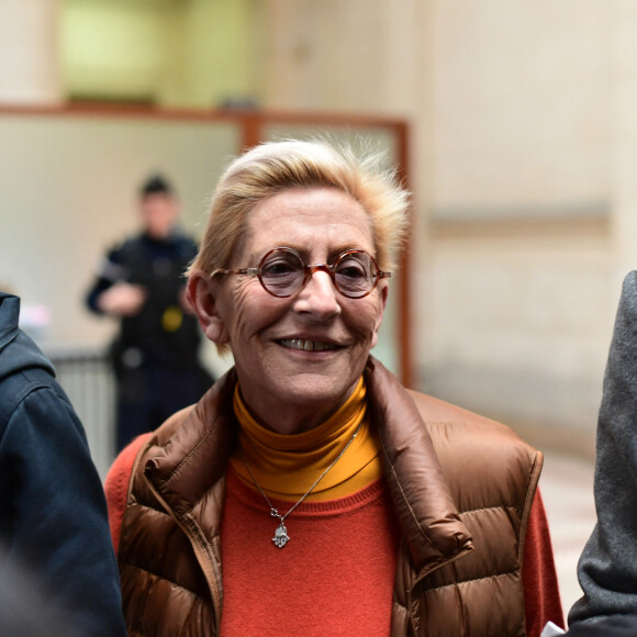 Isabelle Balkany arrive au tribunal de Paris pour un jugement en appel pour blanchiment de fraude fiscale le 3 février 2020.  