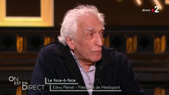 Gérard Darmon allume Edwy Plenel dans l'émission "On est en direct"