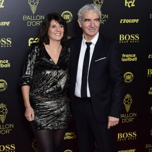 Estelle Denis et son compagnon Raymond Domenech - Cérémonie du Ballon d'Or 2019 à Paris le 2 décembre 2019. © JB Autissier/Panoramic/Bestimage