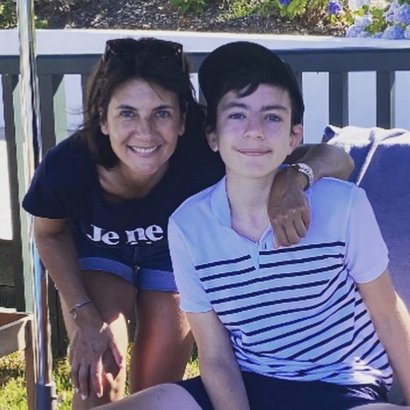 Estelle Denis poste une photo avec son fils Merlin (14 ans) - Instagram