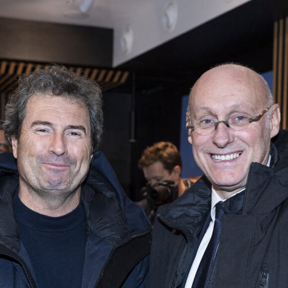 Exclusif - Omar da Fonseca et Bernard Laporte - Nobis fête ses 15 ans en inaugurant sa nouvelle boutique dans le 2ème arrondissement de Paris, France, le 25 novembre 2021. © Pierre Perusseau/Bestimage