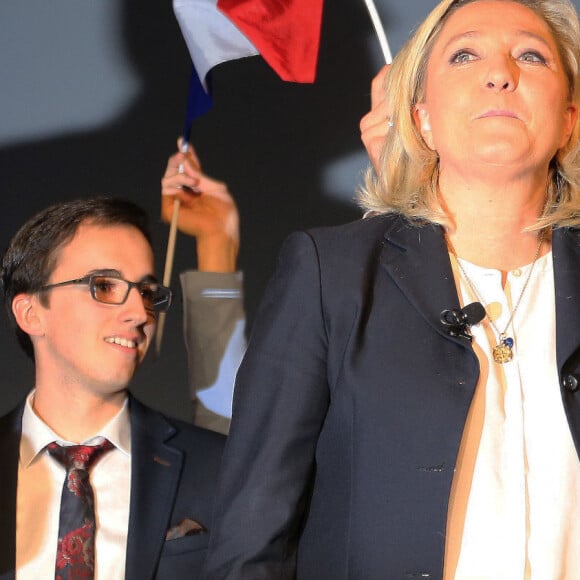 Marine Le Pen et Marion Maréchal ont participé au meeting du Front National au palais de la Méditerranée à Nice, à l'occasion des élections régionales en PACA. Le 27 novembre 2015