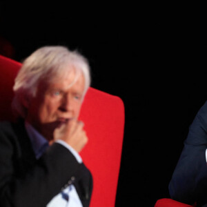 Exclusif - Enregistrement de l'émission "Le Divan" présentée par Marc-Olivier Fogiel, avec Dave en invité, le 4 mai 2015. Elle sera diffusée le 19 mai 2015, sur France 3. 